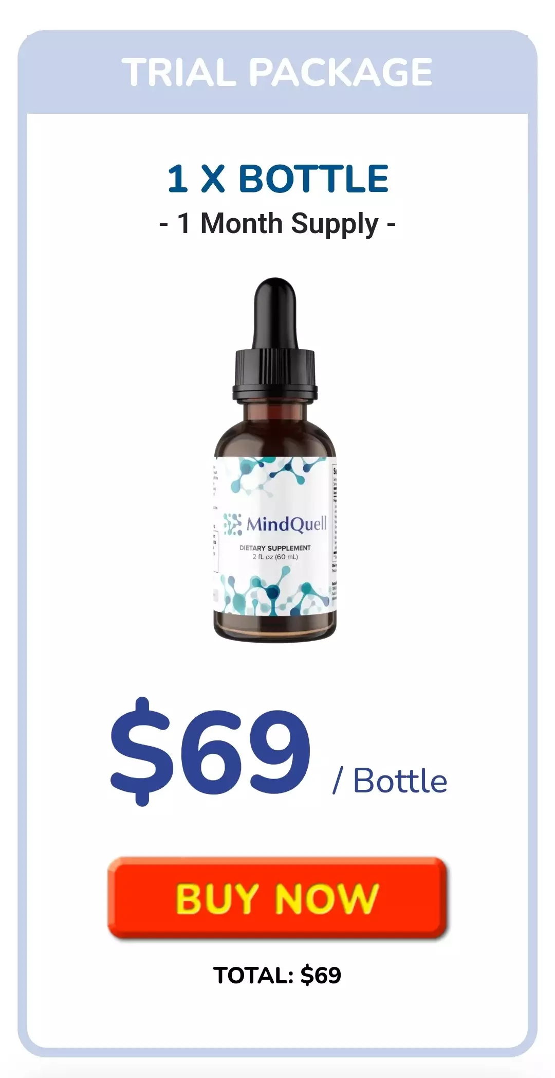 MindQuell™ 1 bottle pricing